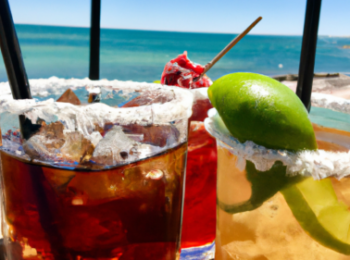 cinco de mayo cocktails by the beach